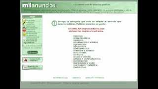 Como publicar anuncios gratis en milanuncios [upl. by Chemush]