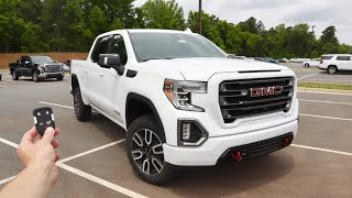 2021 GMC Sierra AT4 1500 Start Up Walkaround Test Drive and Review [upl. by Maynard]