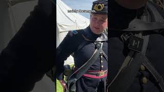 What did a lieutenant wear in the US Civil War chalkehistoryfestival [upl. by Aremmat]