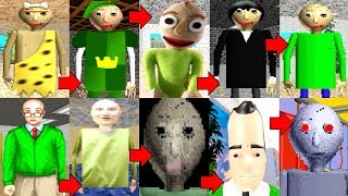 Evolution of Baldi in Baldis Basics 2019 [upl. by Neenahs]