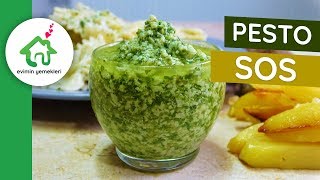 Pesto Sos Tarifi  Evde Pesto Sos Nasıl Yapılır [upl. by Eladnek]