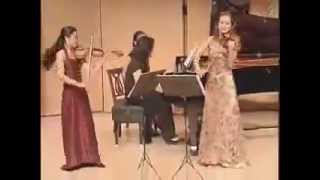 Sayaka Shoji and Arabella Steinbacher play Sarasate  Navarra for 2 violins Partial [upl. by Everard]