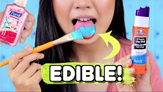 DIY EDIBLE SCHOOL SUPPLIES  Weird Pranks for School  JENerationDIY [upl. by Nitnelav]