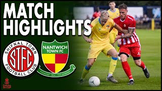 Shifnal Town 12 Nantwich Town  FA Cup 1QR Replay  6923 [upl. by Alcine]