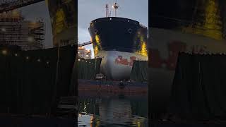 A day in the shipyard ship maritime shipping marine vessel sea floating seaman sailor [upl. by Nnyliak]