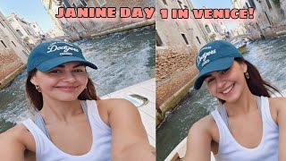 JANINE GUTIERREZ BINAHAGI ANG DAY 1 EXPLORING VENICE [upl. by Adok]