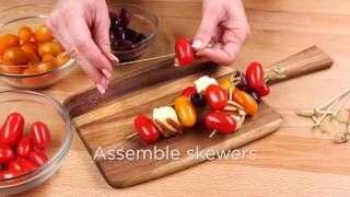 Mini Tomato Salad Skewers [upl. by Lertram]