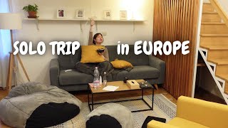 SOLO TRIP IN EUROPE🙈  eat with mee🥐 [upl. by Rabi64]