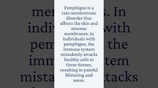 What Is Pemphigus shorts [upl. by Oivalf]