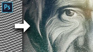 This Magic Texture Creates an Engraved Money Effect in Photoshop [upl. by Canale]