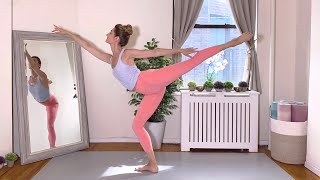 20 MIN STANDING BALLET WORKOUT  HIIT Style  No Jumps  For NonDancers amp Dancers [upl. by Atterys]