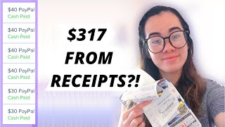 HOW I MADE 317 FROM SCANNING RECEIPTS  Top 3 Receipt Apps to Make Money [upl. by Arndt]