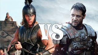 Maximus of Rome VS Achilles Gladiator VS Troy Movie [upl. by Falzetta435]