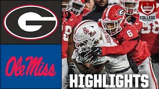 Georgia Bulldogs vs Ole Miss Rebels  Full Game Highlights [upl. by Bolger]