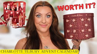 UNBOXING THE CHARLOTTE TILBURY ADVENT CALENDAR 2024  Is it WORTH IT [upl. by Eerolam]