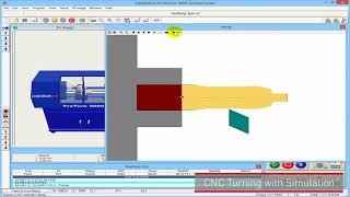 CNC Turning With Simulation [upl. by Cavill]