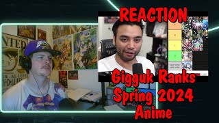 Ranking Spring 2024 Anime REACTION [upl. by Lonnie490]