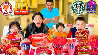 Eating the SPICIEST FOOD From Every Drive Thru Restaurant  Familia Diamond [upl. by Genie575]