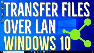 How to Transfer Files Over a LAN using Windows 10 [upl. by Elaynad803]