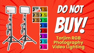 DONT BUY Torjim RGB Photography Video Lighting Before Watching THIS 😱 6 Reasons [upl. by Helaine]