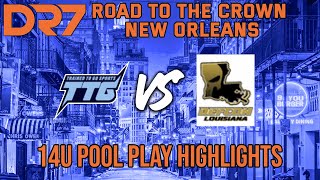 7on7 Football Highlights  DEFCON Louisiana 14u Dominates TTG Sports in Pool Play at DR7 NOLA DR7 [upl. by Alyahsal466]