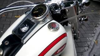 Harley Davidson Heritage Softail Sound [upl. by Ennaej]