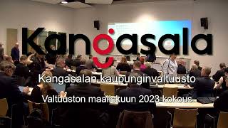 Kangasalan valtuuston maaliskuun 2023 kokous [upl. by Olsson]