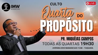 IMW MANANCIAIS  CULTO DE QUARTA  25 SET 2024 [upl. by Ylurt895]