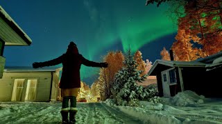 Winter Aurora trip in Luleå  Stockholm and Northern Sweden [upl. by Xineohp]