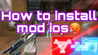 How to install mod iOS Filza  TrollFools 🔥 FREE FIRE [upl. by Chemarin]