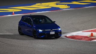 Driving my MK8 VW Golf R around the Bahrain International Circuit Inner Layout [upl. by Dao]