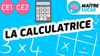 Utiliser la calculatrice CE1  CE2  Cycle 2  Maths  Mathématiques  Calcul [upl. by Laehctim]