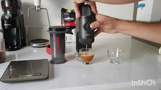 Nanopresso vs Aeropress manual expresso coffee makers [upl. by Compte77]