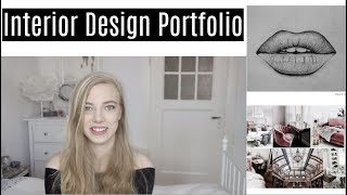 My Interior Design Portfolio  Accepted UK [upl. by Roos]