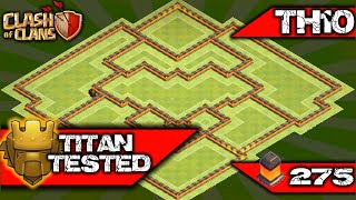 Epic Town Hall 10 Trophy Base TITAN TESTED 275 Walls Update [upl. by Horne]