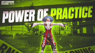 POWER OF PRACTICE  SMOOTH AND 90 FPS  POCO X6 PRO  BGMI MONTAGE  LOC GAMER [upl. by Innavoj]