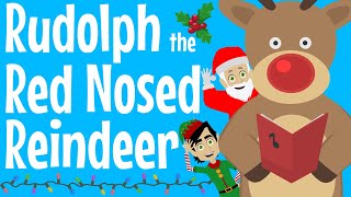 Rudolph the Red Nosed Reindeer  Christmas Song For Kids [upl. by Golliner]