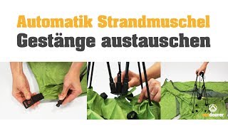 AutomatikStrandmuschel  Gestänge austauschen [upl. by Aleehs187]