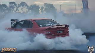 Saturday burnouts with Frothin at SPRINGNATS 2023 [upl. by Beaner]