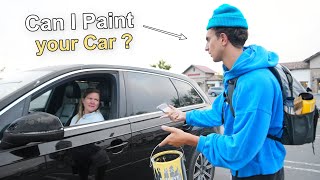 Asking Strangers to Paint THEIR Car [upl. by Ferdinand]