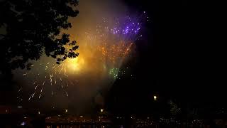 Großfeuerwerk beim Weinfest der Mittelmosel 2023 4K SteffesOllig Feuerwerke [upl. by Fisuoy717]