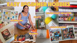 THE ULTIMATE HOBBY VIDEO  Easy  Fun Beginner Hobbies 🧶🎨📚🌸 [upl. by Shari]