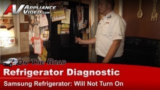 Samsung Refrigerator Repair  Will Not Turn On  Main control Board [upl. by Aimet]