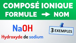 Comment trouver le NOM dun composé ionique   PhysiqueChimie [upl. by Elihu]