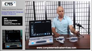 REVIEW  Konica Minolta HS1 Ultrasound System  MSK [upl. by Benson647]