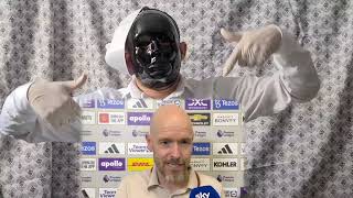 Mr Mime Reaction Erik Ten Hag Post Match Interview Manchester United 0 vs 1 Arsenal 12052024 [upl. by Fredette]