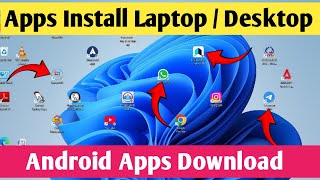 Android app laptop me kaise chalaye  Computer me app kaise download kare [upl. by Amolap]