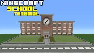 Minecraft Tutorial How To Make A School [upl. by Mancino]