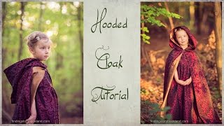 DIY Hooded Cloak Tutorial  How to sew a lined hooded cape [upl. by Cherilyn]