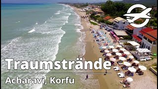 Acharavi ☀️ Die schönsten Strände auf Korfu ☀️ [upl. by Aronel]